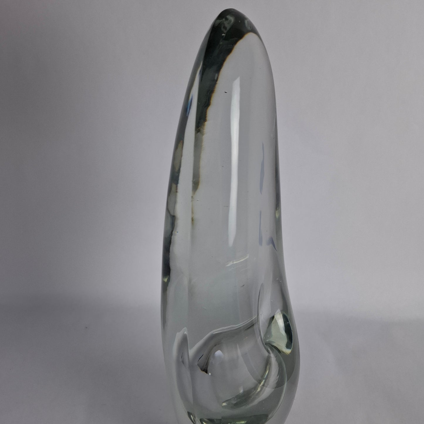 Facetted "Orkidea" vase by Timo Sarpaneva for Iittala, Finland. 1954.