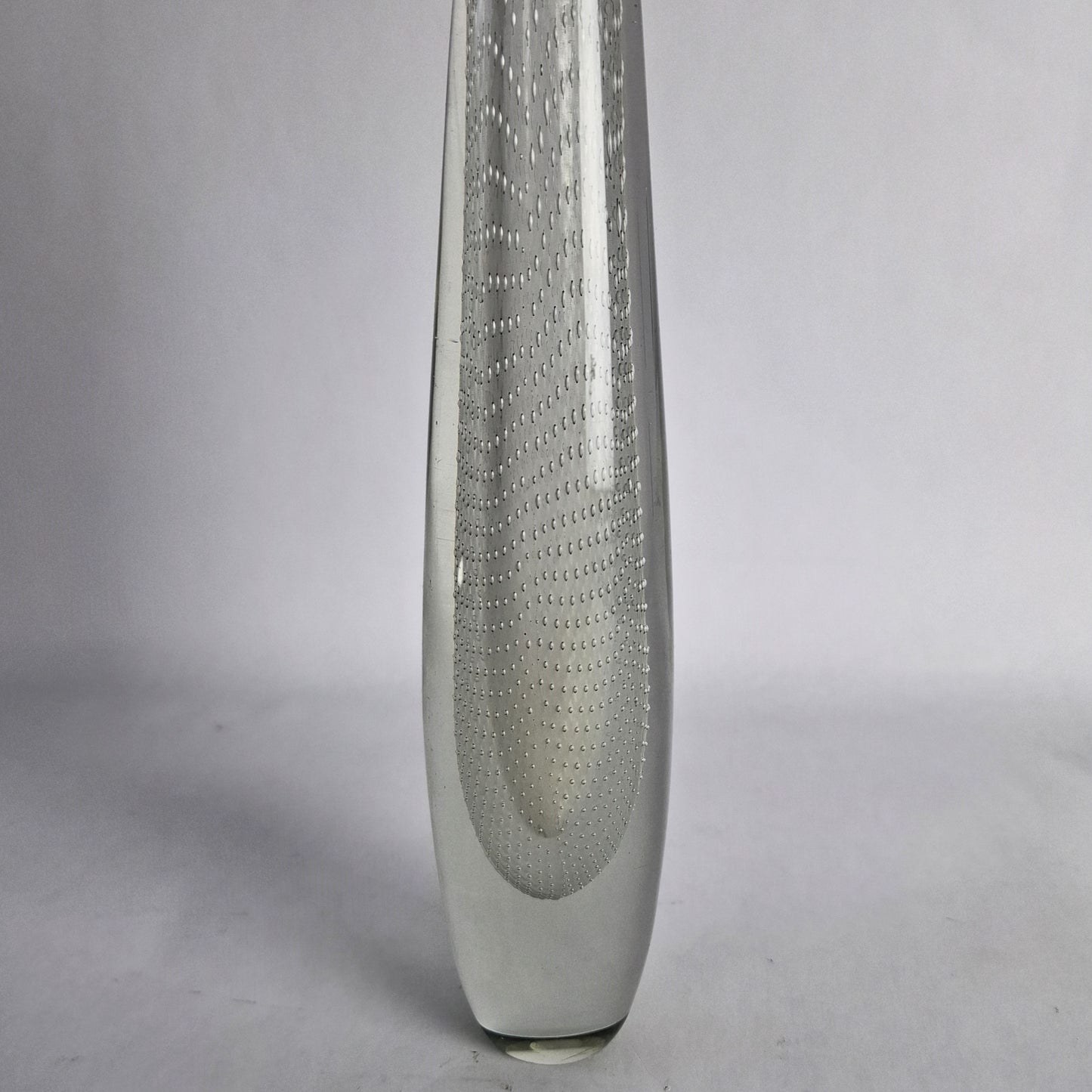 Vase „Morsiushuntu“ oder „Brautschleier“ von Gunnel Nyman für Nuutajarvi Notsjo, Finnland. 1940er Jahre.