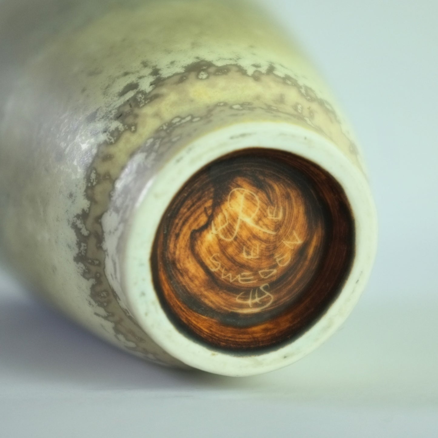 Vase by Carl-Harry Stalhane for Rorstrand, Sweden. 1950s.