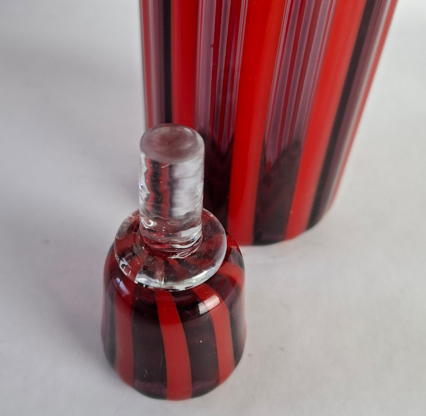 Decanter by Venini, Murano, Italy. 1950s.
