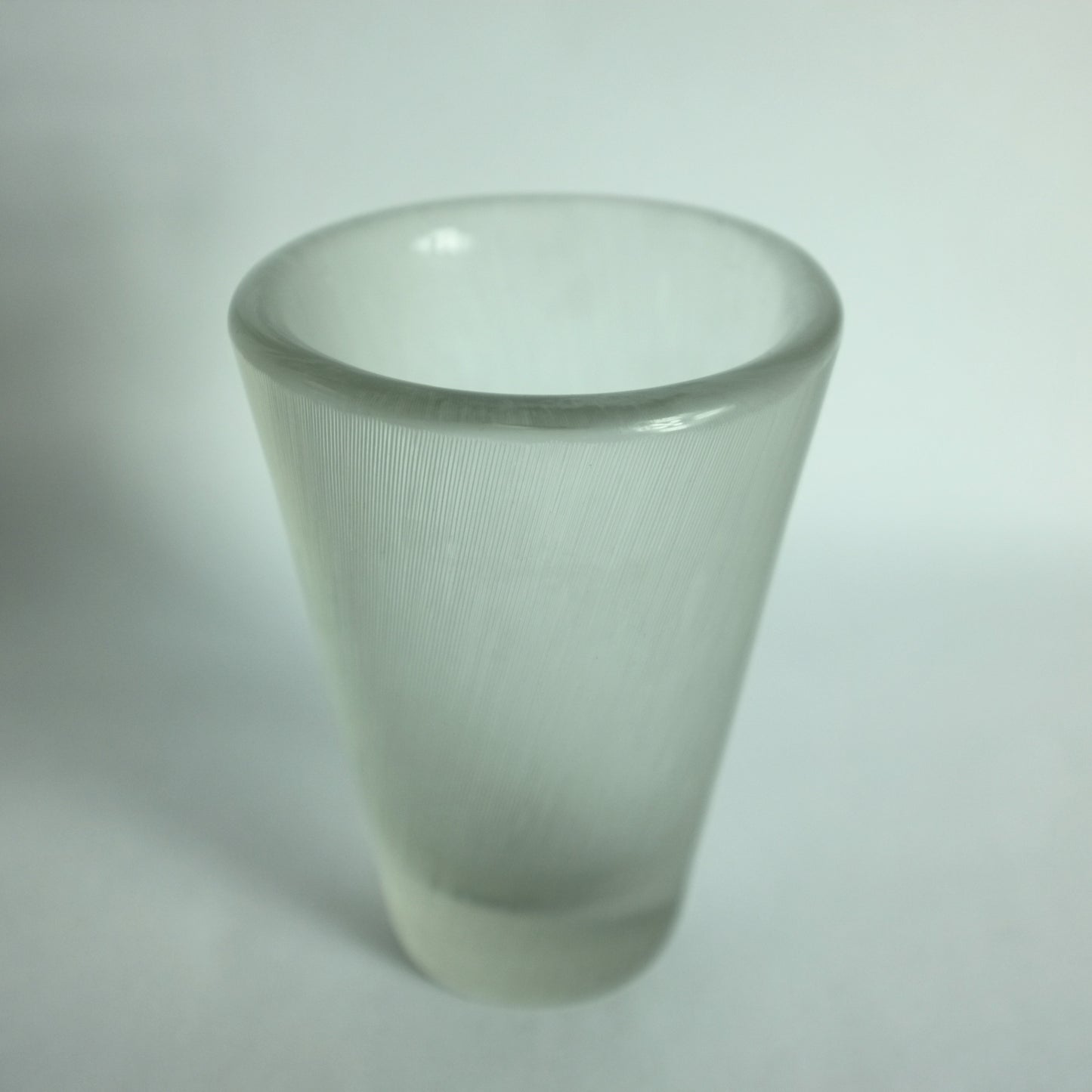 Comb cut vase by Tapio Wirkkala for Iittala, Finland. 1950s.