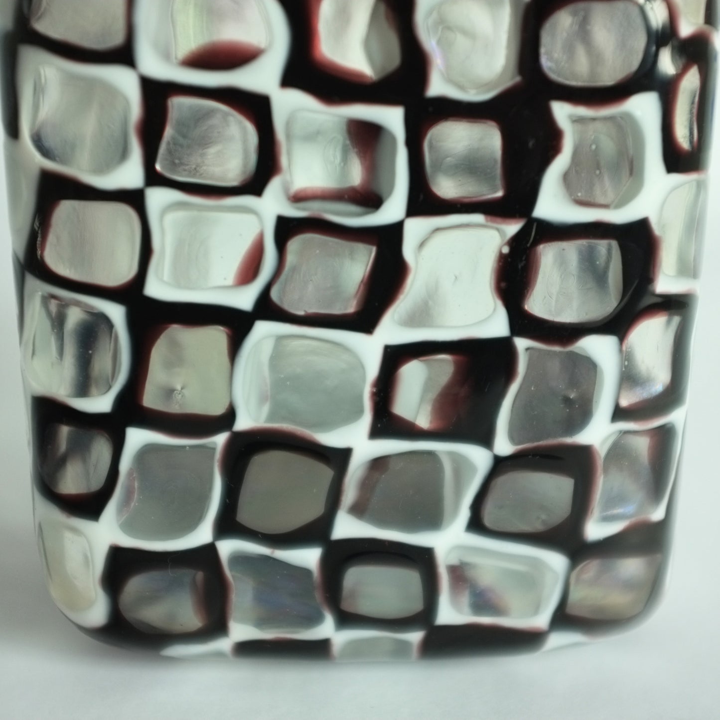 Vaso "Occhi" di Tobia Scarpa per Venini, Murano, Italia. Anni '60.