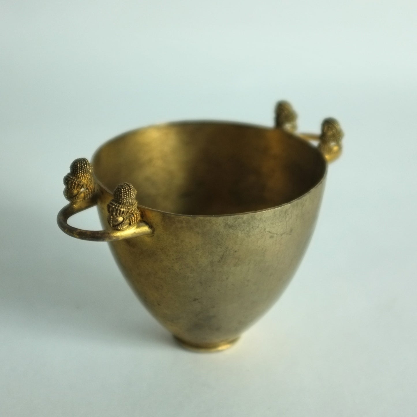 Silver gilt cup by Ilias Lalaounis, Athens, Greece. 1950s.