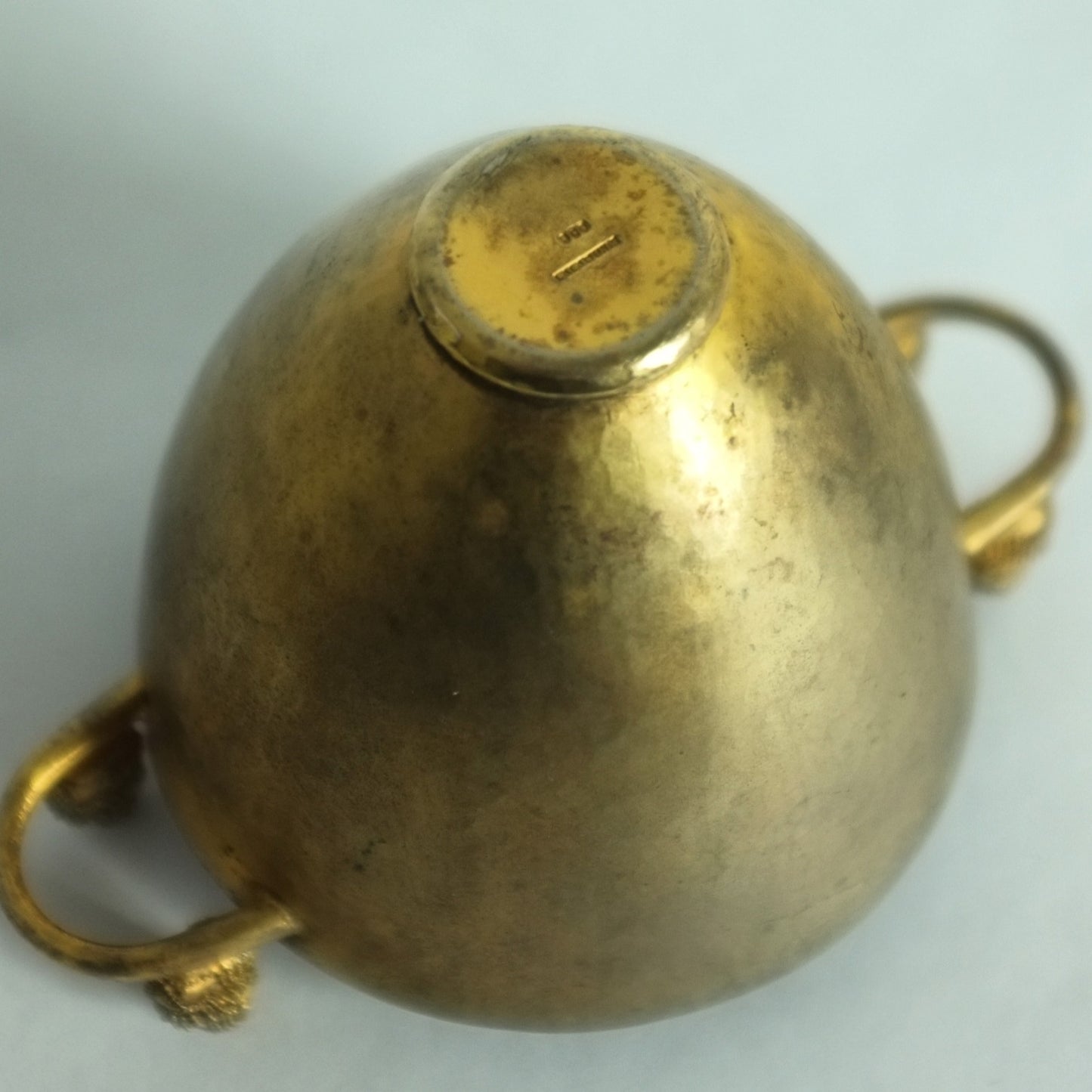 Silver gilt cup by Ilias Lalaounis, Athens, Greece. 1950s.