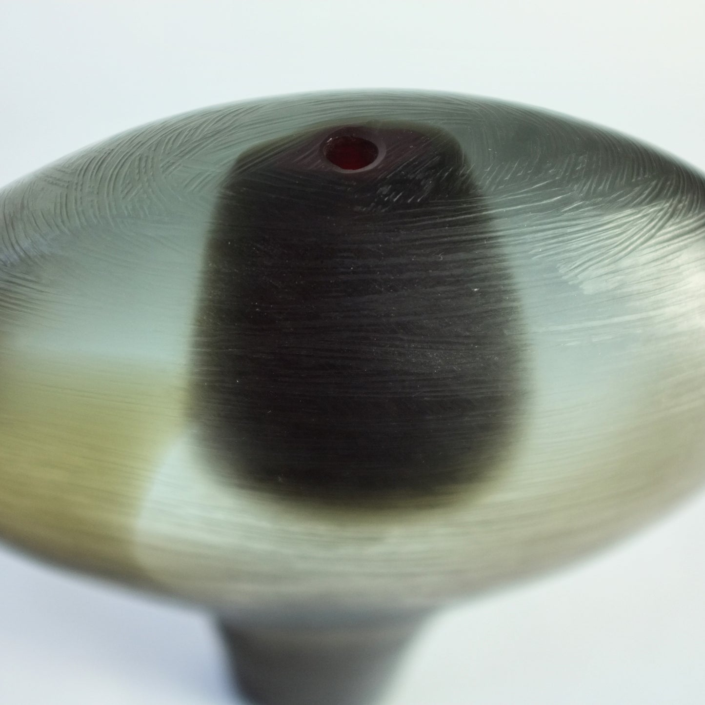 A "Vetro Pesante Sasso" vase by Alfredo Barbini, Murano, Italy. 1962.