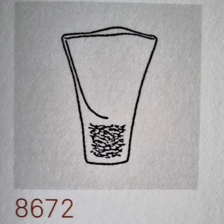 Rare vase from the "Grovigli" series by Toni Zuccheri for Venini, Murano, Italy. 1964.