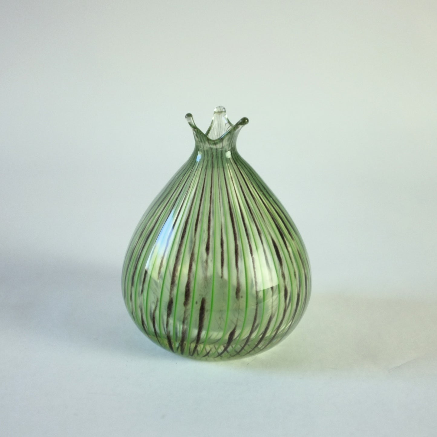 Unique "Colora" vase by Vicke Lindstrand for Kosta, Sweden. 1954.