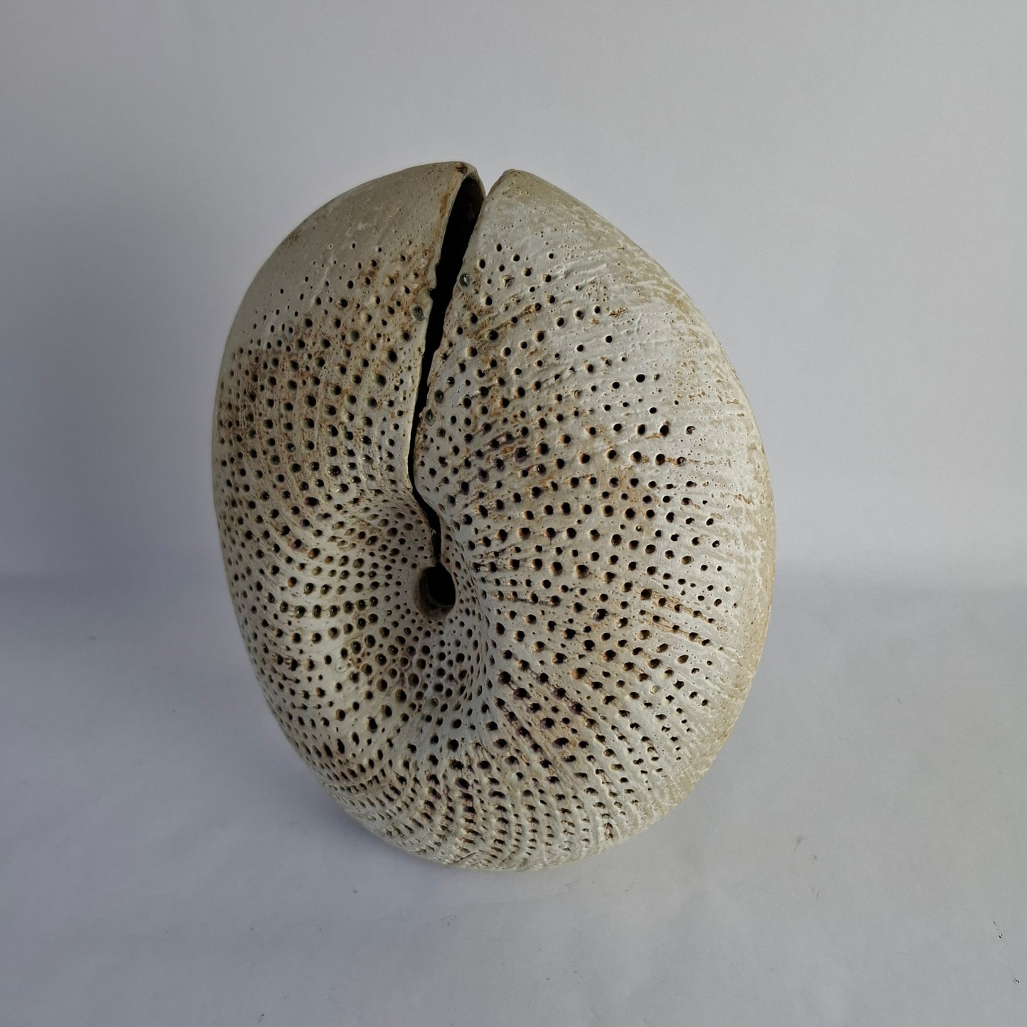 Split form vase by Alan Wallwork, own studio, England. 2000s.