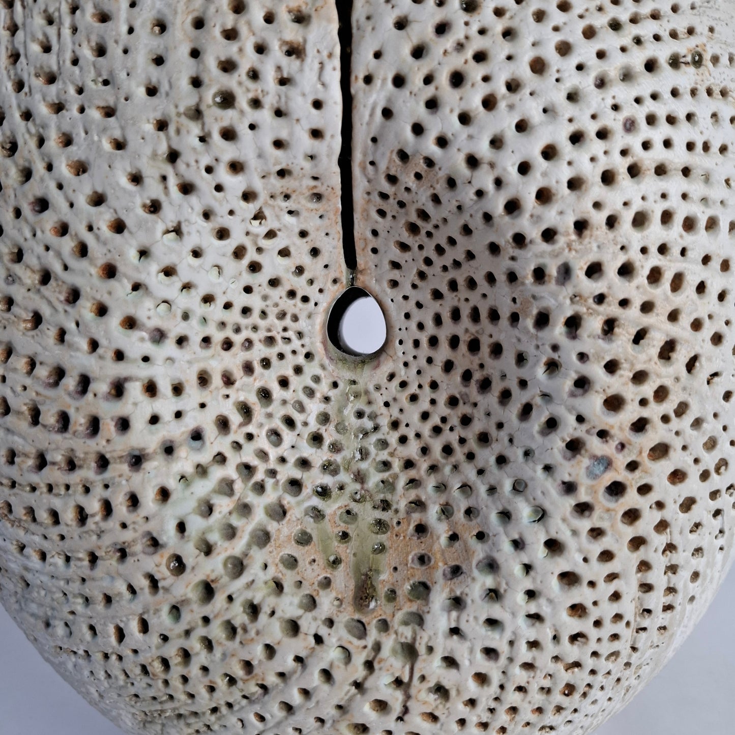 Split form vase by Alan Wallwork, own studio, England. 2000s.