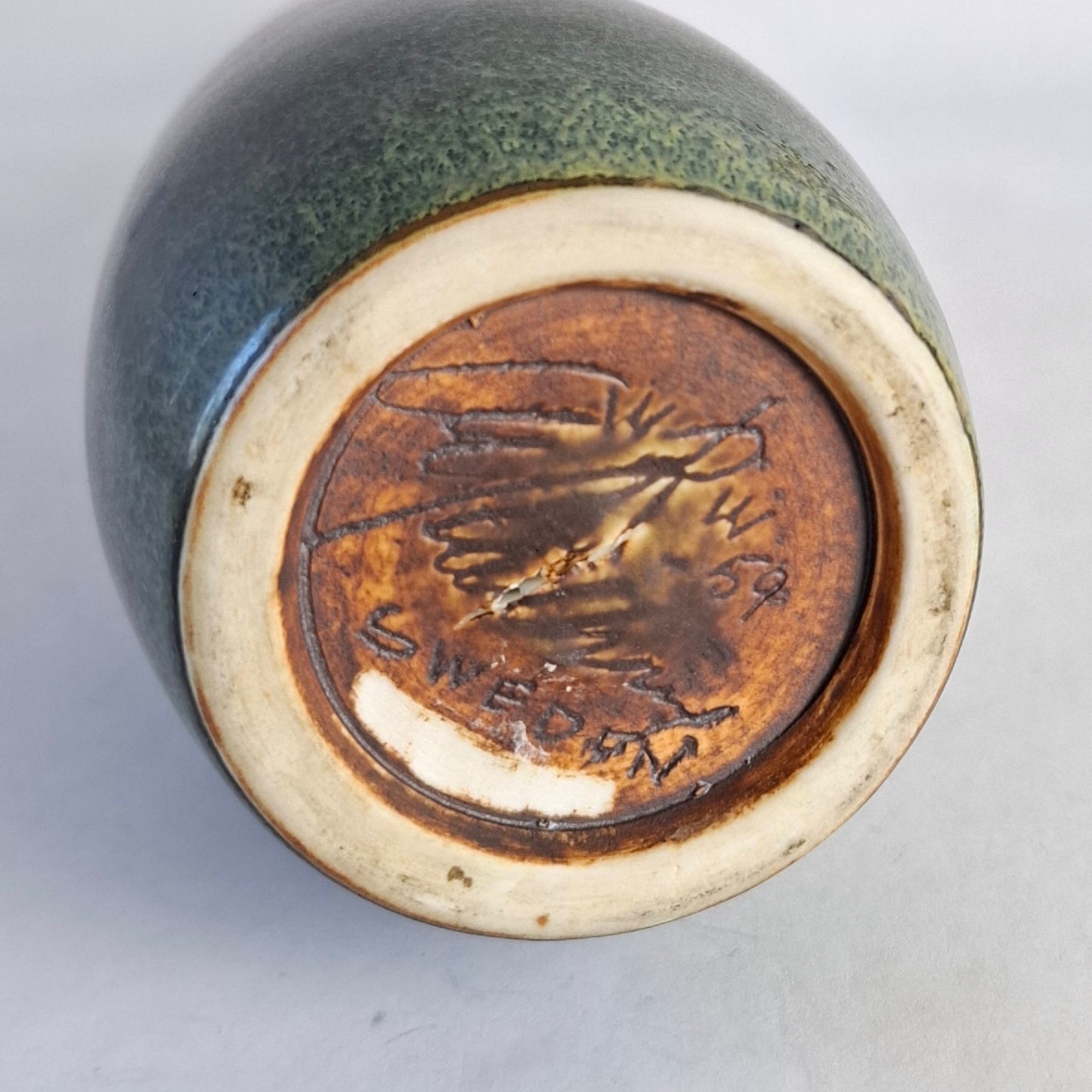 Vase by Carl-Harry Stalhane for Rorstrand, Sweden. 1959.