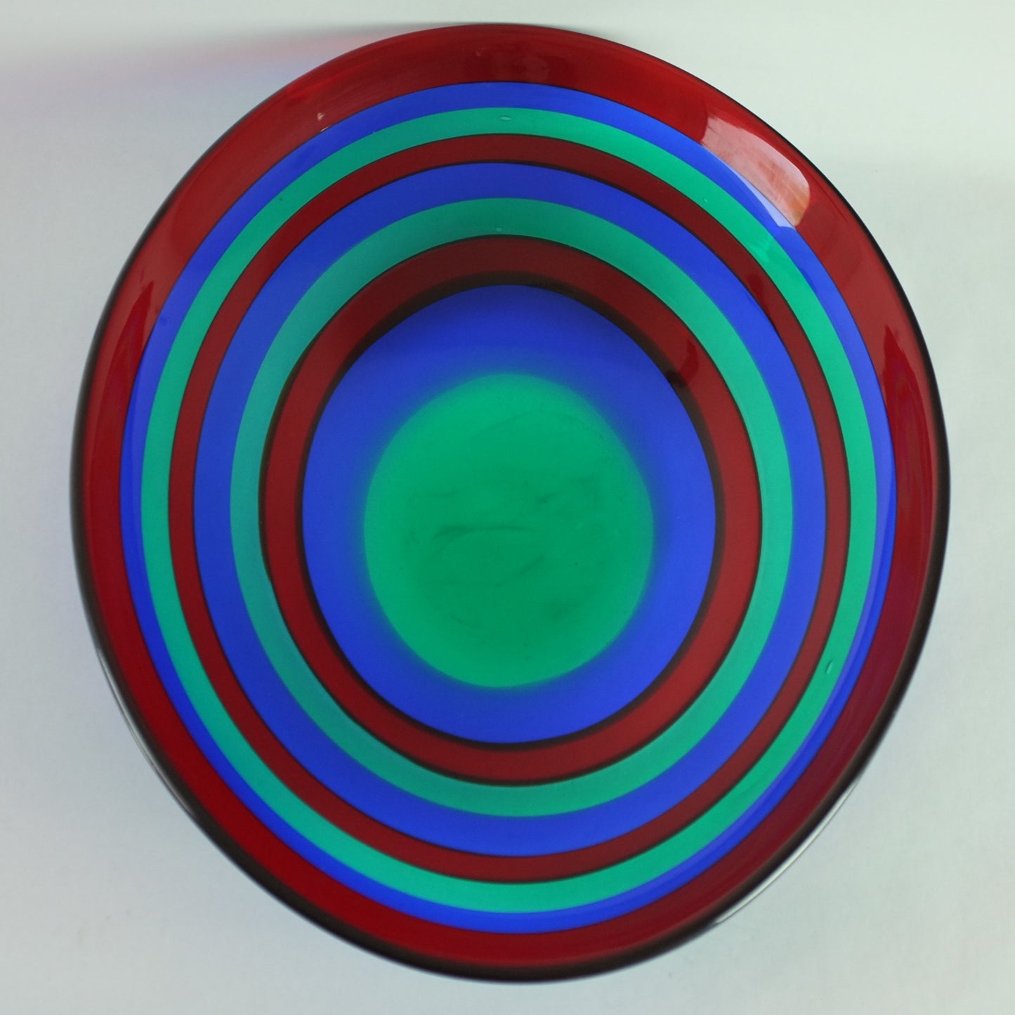Large bowl by Fulvio Bianconi for IVR Mazzega, Murano. 1960s.
