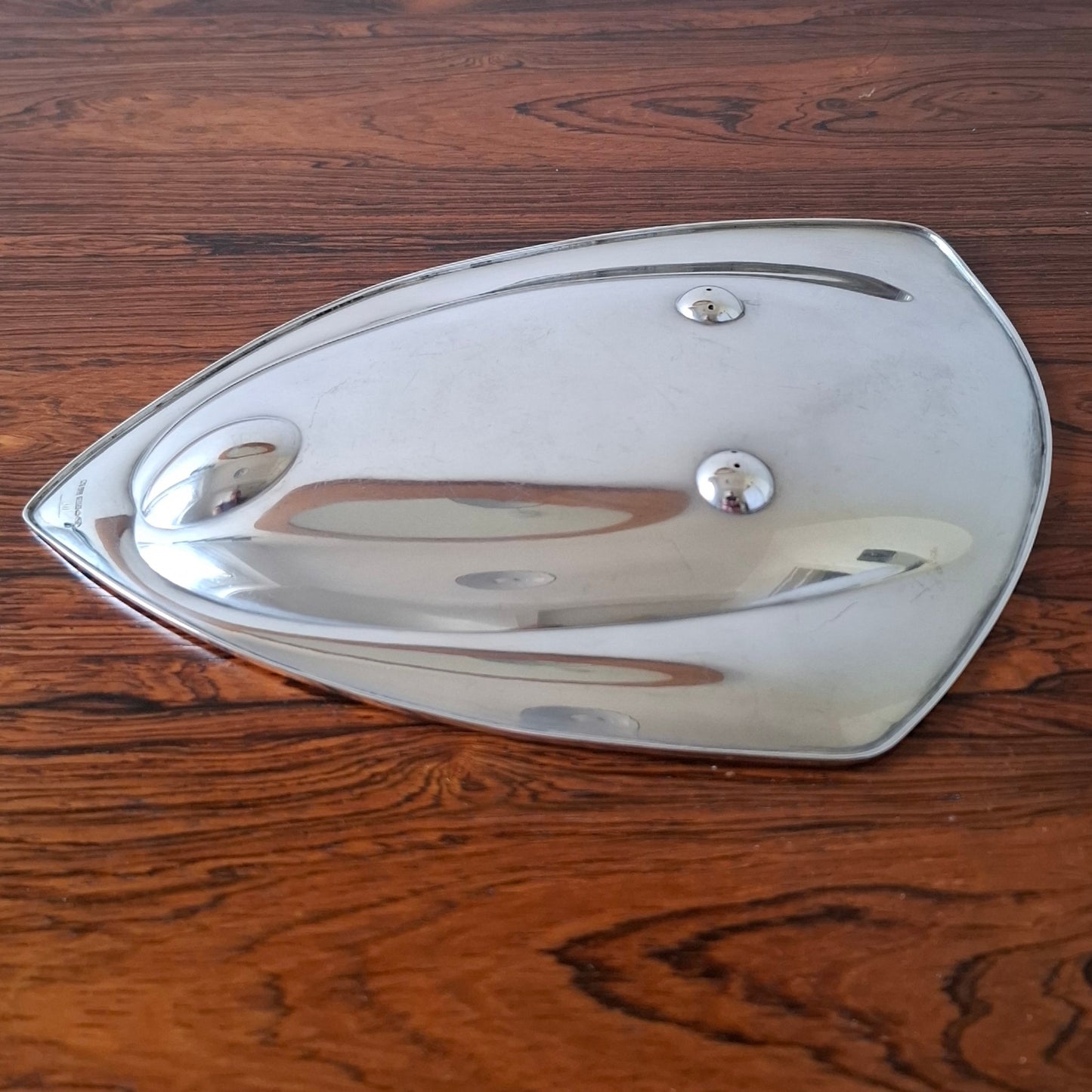 Silver dish by Tapio Wirkkala for Kultakeskus, Finland. 1963.