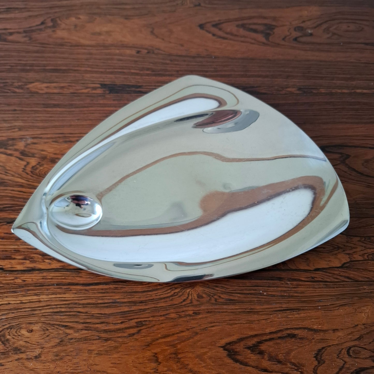 Silver dish by Tapio Wirkkala for Kultakeskus, Finland. 1963.