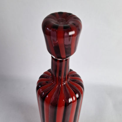 Karaffe von Venini, Murano, Italien. 1950er Jahre.