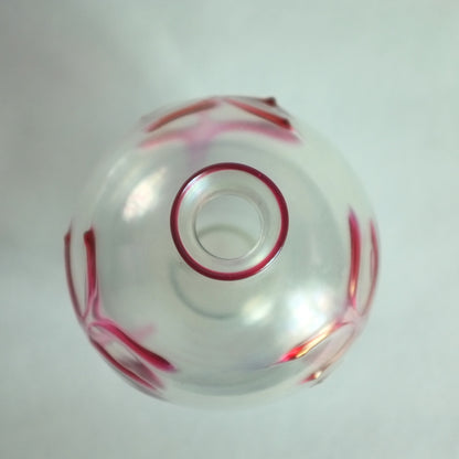 Seltene Vase mit Palmblattmotiv von Carlo Scarpa für MVM Cappellin, Murano, Venedig. 1927.