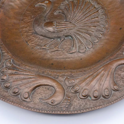 Bedeutendes Arts-and-Crafts-Tellerstück von John Pearson, England. 1894.