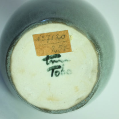 Stoneware vase by Erich and Ingrid Triller, Tobo, Sweden. 1950s.