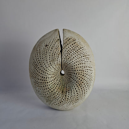 Split form vase by Alan Wallwork, own studio, England. 2000s.