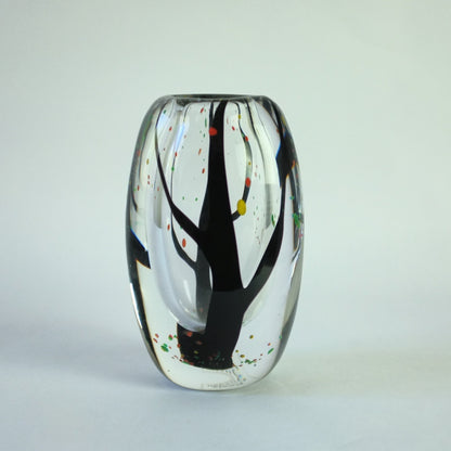 Herbstvase von Vicke Lindstrand für Kosta, Schweden. 1950er Jahre.