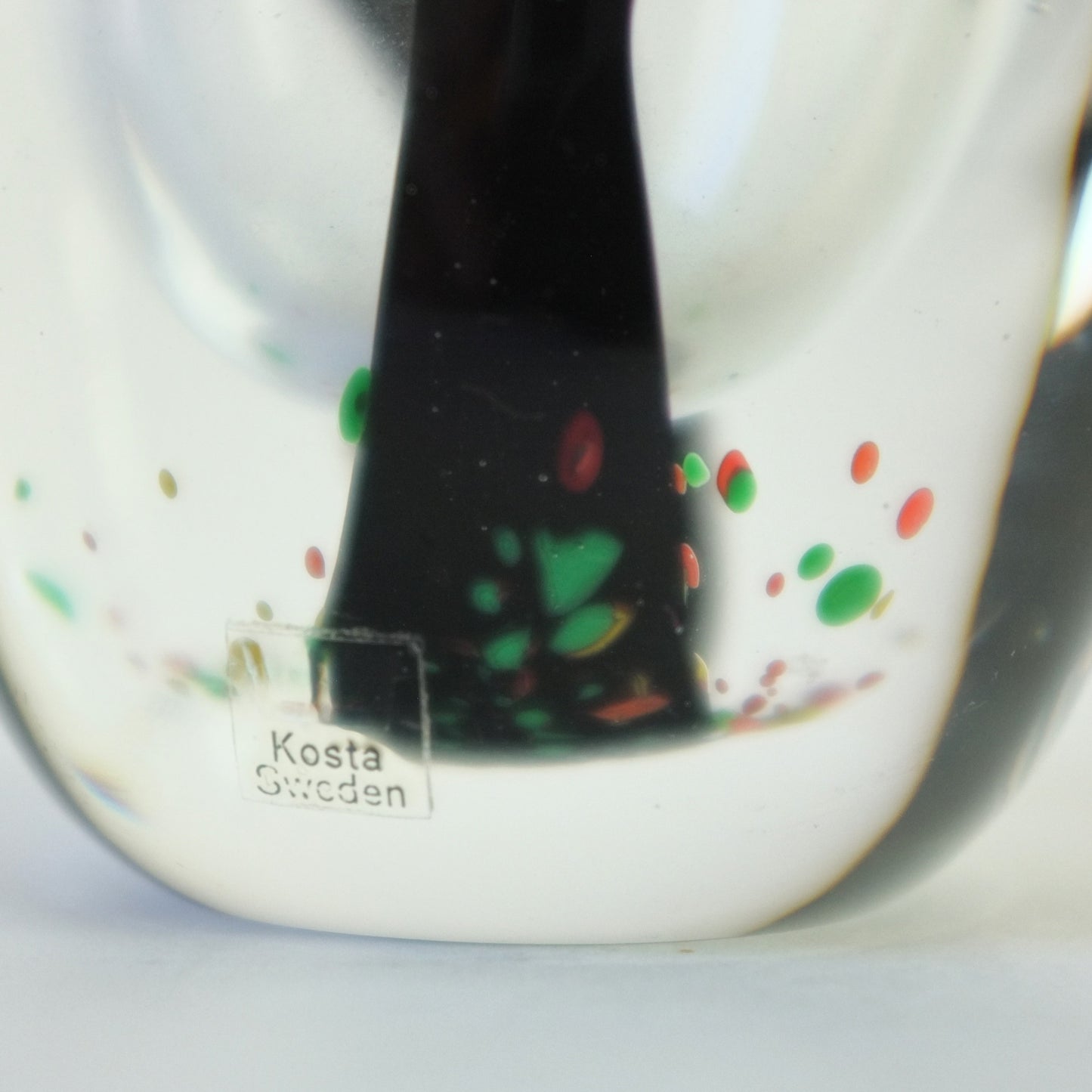Herbstvase von Vicke Lindstrand für Kosta, Schweden. 1950er Jahre.